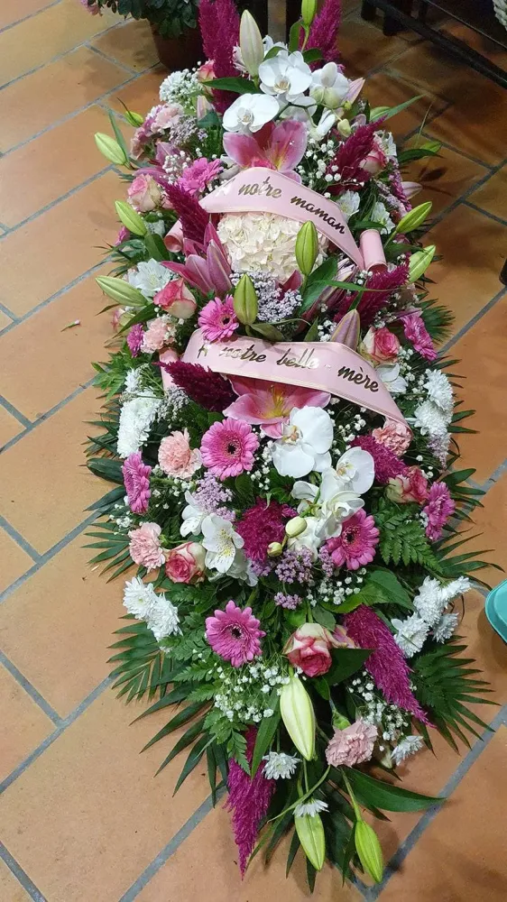 Gerbe de fleurs près de Faleyras